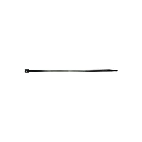 Cable Tie, 6 in L, Black, Nylon, 45 lb Strength, 1000 PK